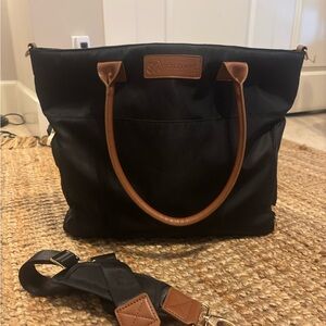 Sarah Wells Black Breast Pump Bag “Abby”